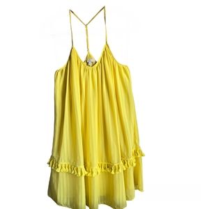 GB-Yellow Mini Dress